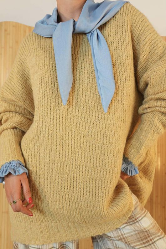 Elsie Oversized Slouch Knit Camel /13=